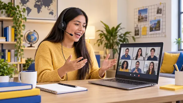 Participa en sesiones en vivo