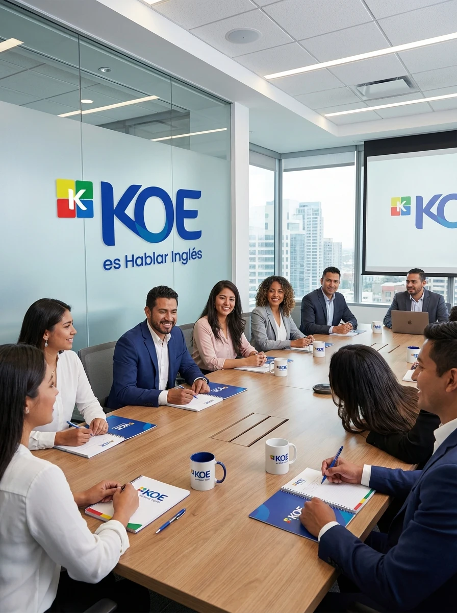 Visión KOE: práctica de inglés conversacional con confianza