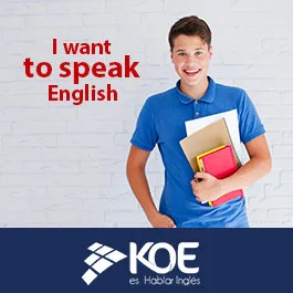 Dilo en inglés: “I want to speak English”