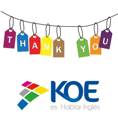 Expresemos agradecimiento en inglés