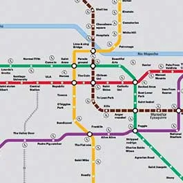 ¡Ingenioso y divertido! conoce las estaciones del metro en inglés
