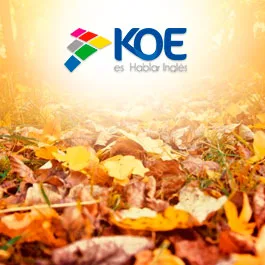 Nuestro vocabulario en inglés para otoño