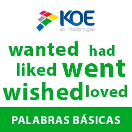 Palabras básicas en inglés, ahora en pasado