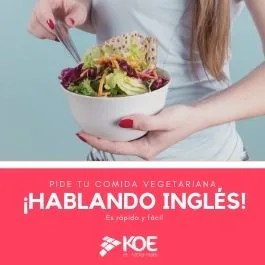 Tenemos mucho inglés para los vegetarianos ¡Aprende con nosotros!