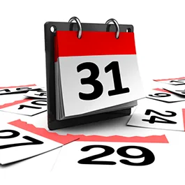 Ubiquemos el tiempo y el calendario en inglés