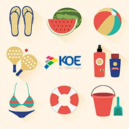 Verano para ir a la playa y hablar inglés